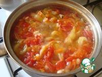 Густой острый суп с фасолью и овощами ингредиенты