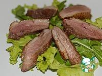 Салат из утиной грудки с маринованным инжиром ингредиенты