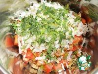 Салат с гречневыми оладьями и тархуном ингредиенты