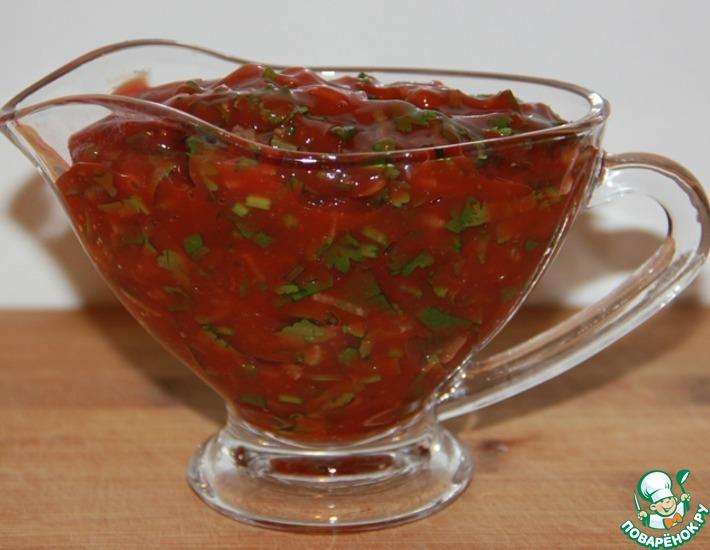 Рецепт: Соус из кетчупа к шашлыку