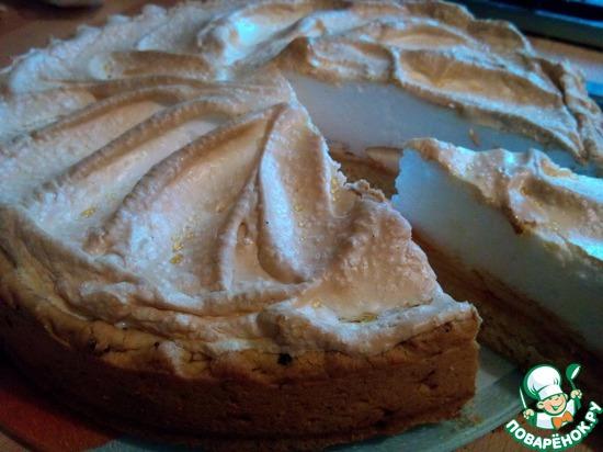 Яблочный пирог с ванильной меренгой от кулинара Анастасия АГ