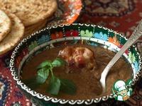 Суп-пюре из фасоли с беконом и черносливом ингредиенты