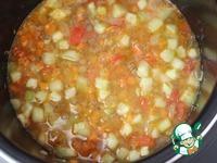 Провансальский суп из чечевицы и кабачка ингредиенты