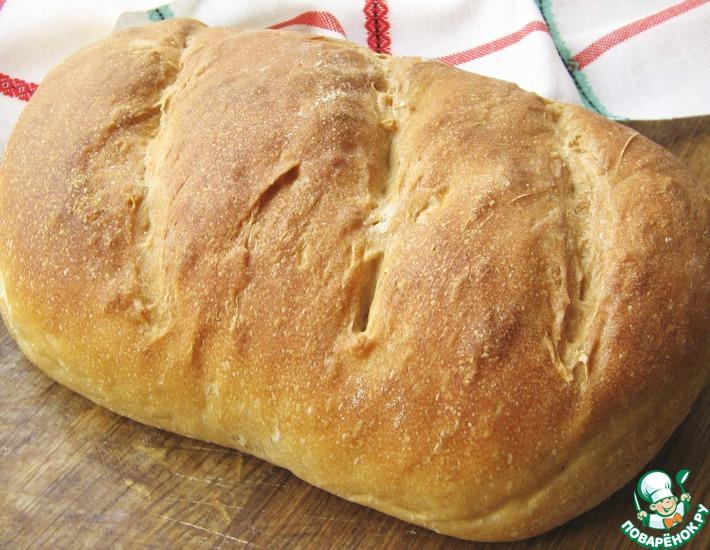 Рецепт: Хлеб на закваске с творогом