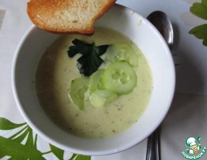 Рецепт: Крем-суп из огурцов