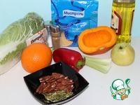 Осенний салат с пшеном ингредиенты