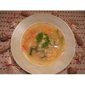 Суп с пшеном и овощами