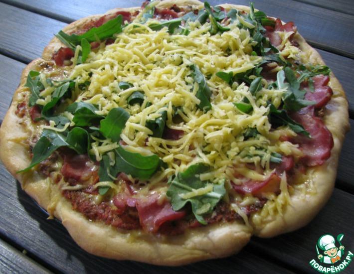 Рецепт: Итальянская пицца по-домашнему