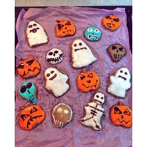 Песочное печенье на Хеллоуин