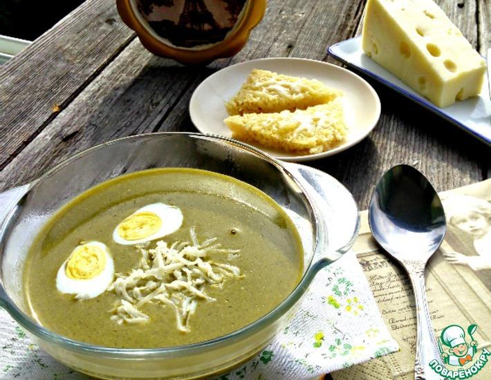 Рецепт: Французский суп-пюре из щавеля