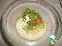 Картофельный салат с куриными желудками ингредиенты
