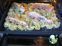 Картофель, запеченный с лососем под сыром ингредиенты