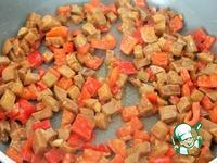 Тигровые креветки с соусом из баклажанов и перца ингредиенты