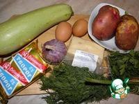 Котлеты из картофеля, кабачков и творога ингредиенты