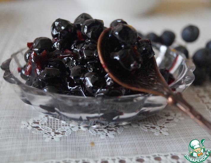 Рецепт: Варенье из черноплодной рябины в СВЧ