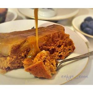 Грушево-имбирный торт с медом