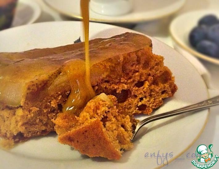 Рецепт: Грушево-имбирный торт с медом