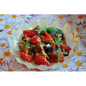 Салат из грилованных овощей
