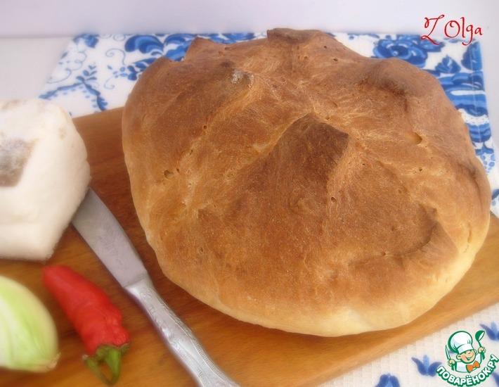 Рецепт: Горчичный хлеб на сыворотке