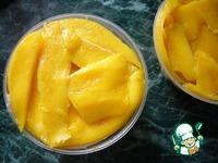 Клубнично-творожный десерт с манго ингредиенты
