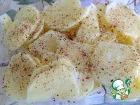 Картофель с копченым салом в СВЧ ингредиенты
