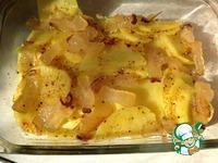 Картофель с копченым салом в СВЧ ингредиенты