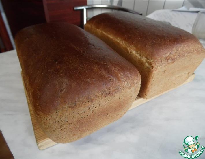 Рецепт: Хлеб с добавлением ржаной муки