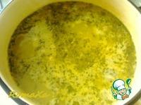 Суп-пюре с горошком, пореем и крутонами ингредиенты