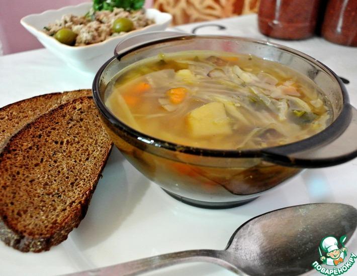 Рецепт: Диетический капустный суп