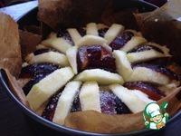 Творожный пирог с яблоками и сливами ингредиенты