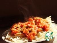 Помидорная заправка для спагетти ингредиенты