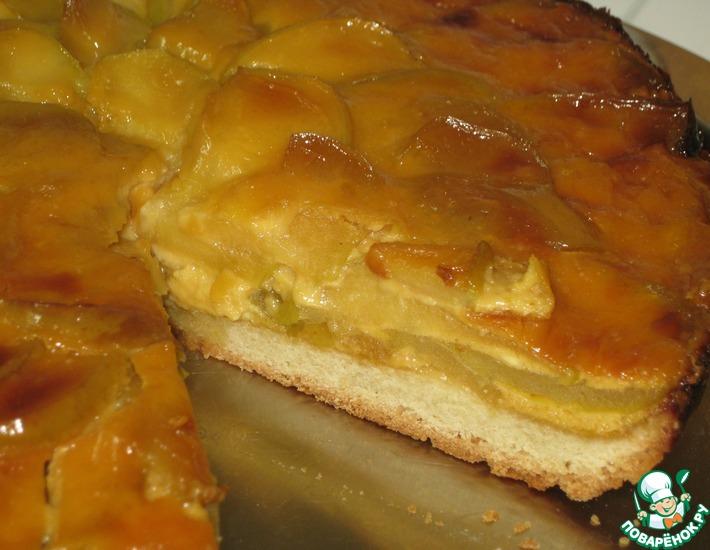 Рецепт: Яблочно-карамельный пирог