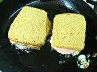 Сэндвич, обжаренный в яйце ингредиенты