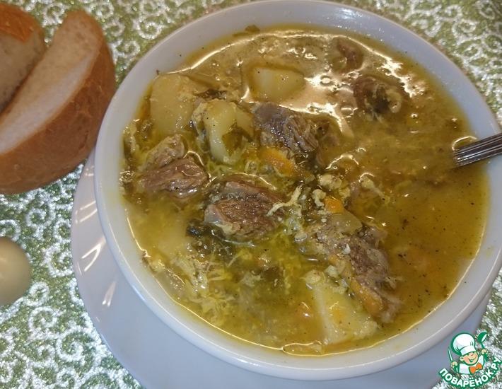 Рецепт: Щавелевый суп с кефиром