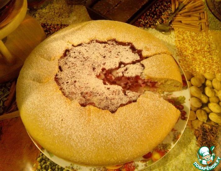 Рецепт: Пирог с брусникой