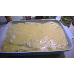 Картофельное пюре с сыром и беконом