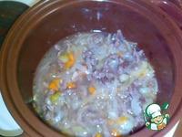 Говядина в луково-томатном соусе с кукурузой ингредиенты