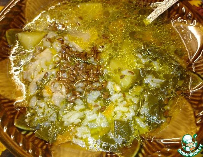 Рецепт: Суп из листовой капусты