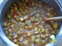 Баклажановый суп с нутом и помидорами ингредиенты