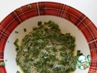 Салат с семгой и зеленым омлетом ингредиенты