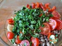 Салат с фасолью и маринованной свининой ингредиенты