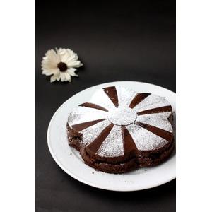 Постный черёмуховый торт-пирог
