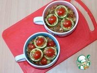 Кабачки, фаршированные овощами, в томатном соусе ингредиенты