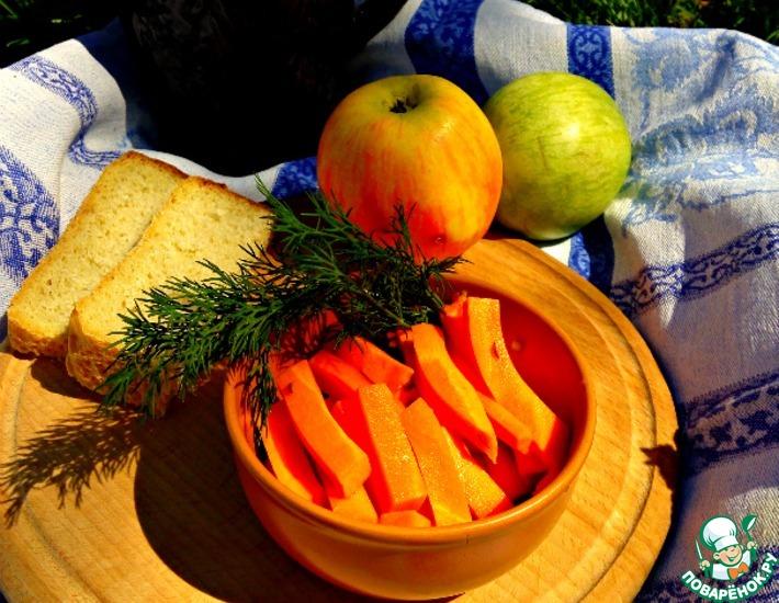 Рецепт: Маринованные морковные палочки