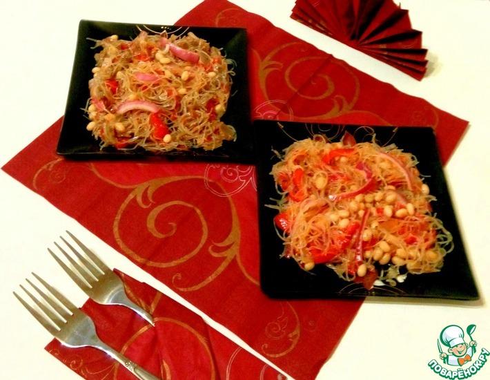 Рецепт: Салат с фасолью Маринованный
