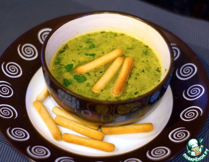 Рецепт: Постный тайский суп со шпинатом