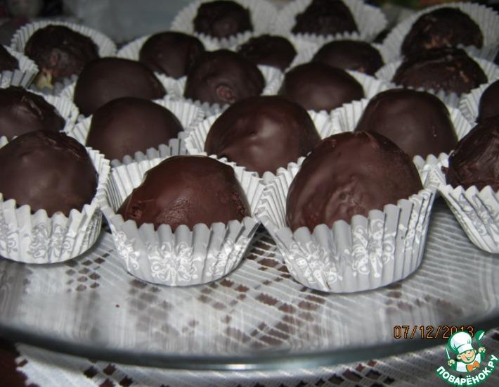 Рецепт: Кокосовые конфеты в шоколаде