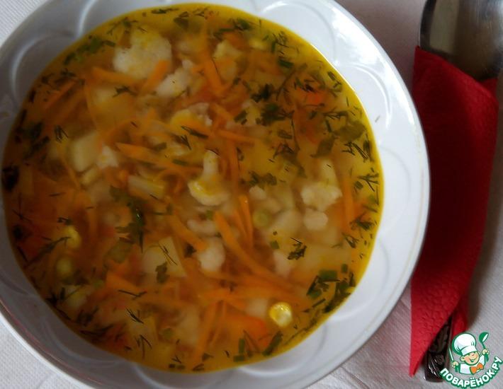 Рецепт: Постный овощной суп