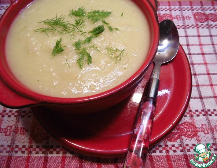 Рецепт: Суп-пюре из картофеля и сельдерея