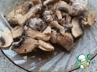 Мясо с грибами и картошкой в заливке ингредиенты